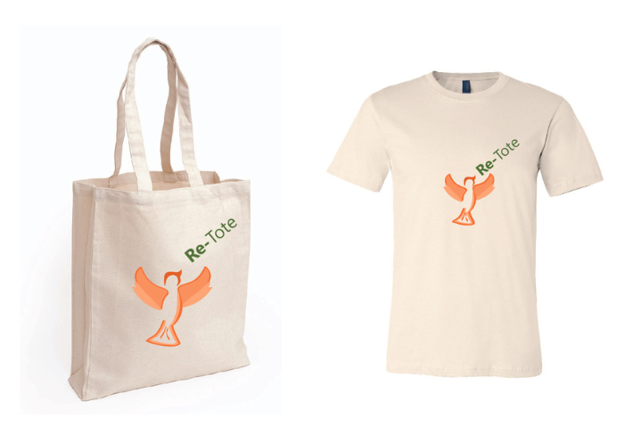 Re-Tote shirt and tote